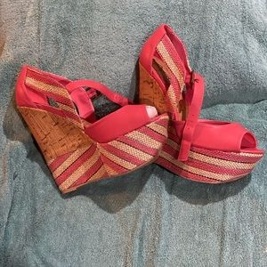 Pink Wedge never worn!